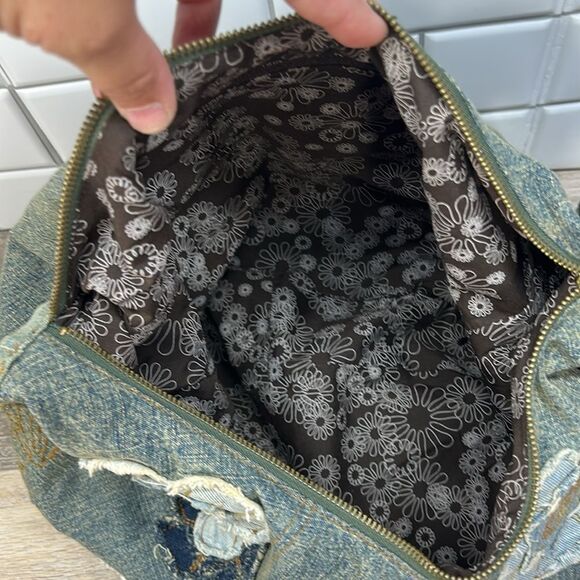 0327 Denim large hobo bag - Picture 3 of 3